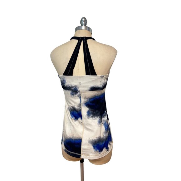 Lululemon Athletica Scoop Me Up Tank Milky Way Multi Print/Black Racerback 8 - Picture 6 of 8